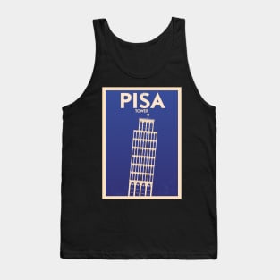 Pisa Poster Design Tank Top